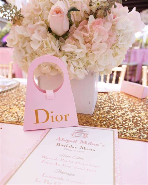 christian dior themed party|More.